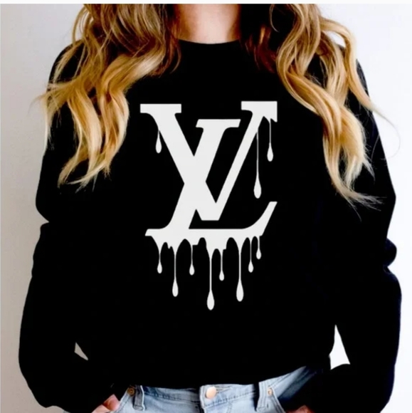LV drip sweatshirt - Picture 1 of 2